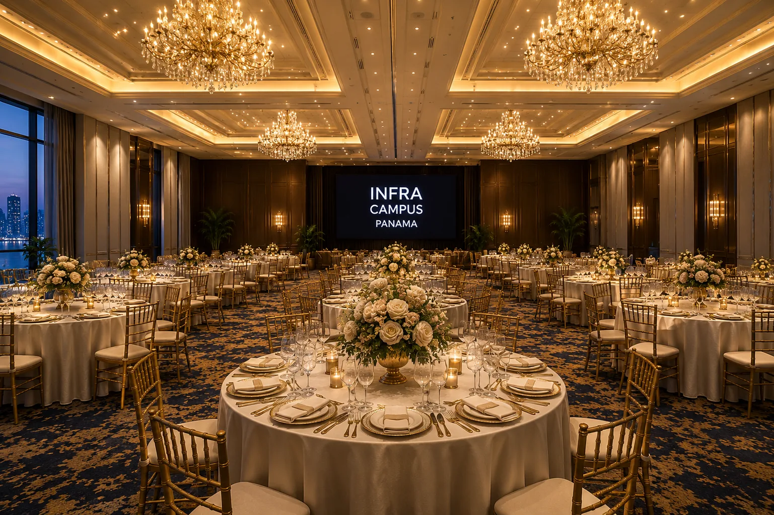 INFRA Campus Panama grand ballroom
